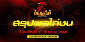 สรุปผลไก่ชนเมื่อคืน