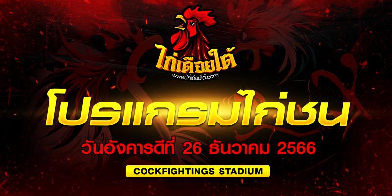 ไก่ชนเงินล้านปี65