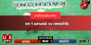 ยก 1 ฉลามชล vs เพชรกำไร