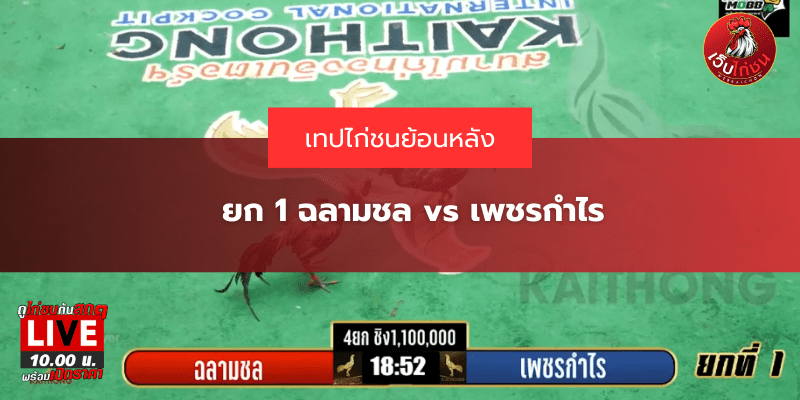 ยก 1 ฉลามชล vs เพชรกำไร