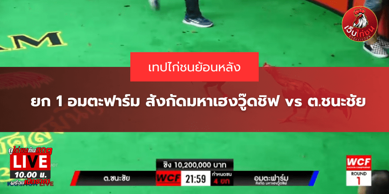ยก 1 อมตะฟาร์ม สังกัดมหาเฮงวู๊ดชิฟ vs ต.ชนะชัย