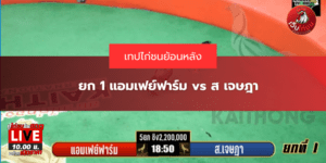 ยก 1 แอมเฟย์ฟาร์ม vs ส เจษฎา