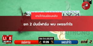 ยก 2 มันนี่ฟาร์ม พบ เพชรกำไร