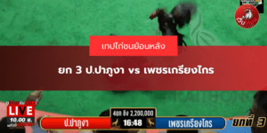 ยก 3 ป.ปาภูงา vs เพชรเกรียงไกร