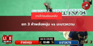 ยก 3 ห้าพลังหนุ่ม vs มะนาวหวาน