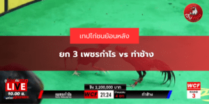ยก 3 เพชรกำไร vs ท่าช้าง