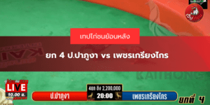 ยก 4 ป.ปาภูงา vs เพชรเกรียงไกร