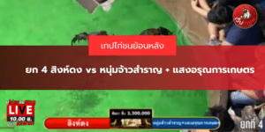ยก 4 สิงห์ดง vs หนุ่มจ้าวสำราญ + แสงอรุณการเกษตร