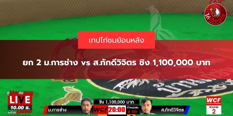 สนามไก่ทองอินเตอร์ล่าสุด