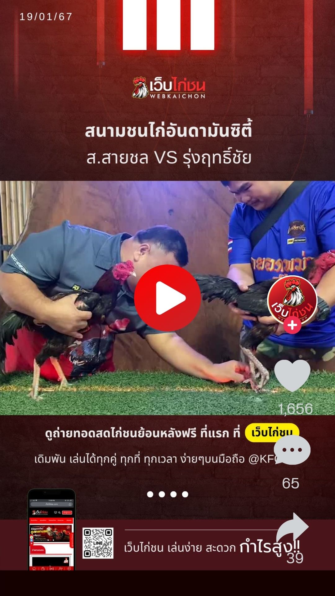 สนามชนไก่อันดามันซิตี้ล่าสุด