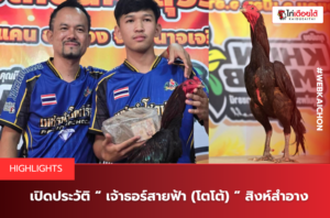 เปิดประวัติ “ เจ้าธอร์สายฟ้า (โตโต้) ” สิงห์สำอาง.